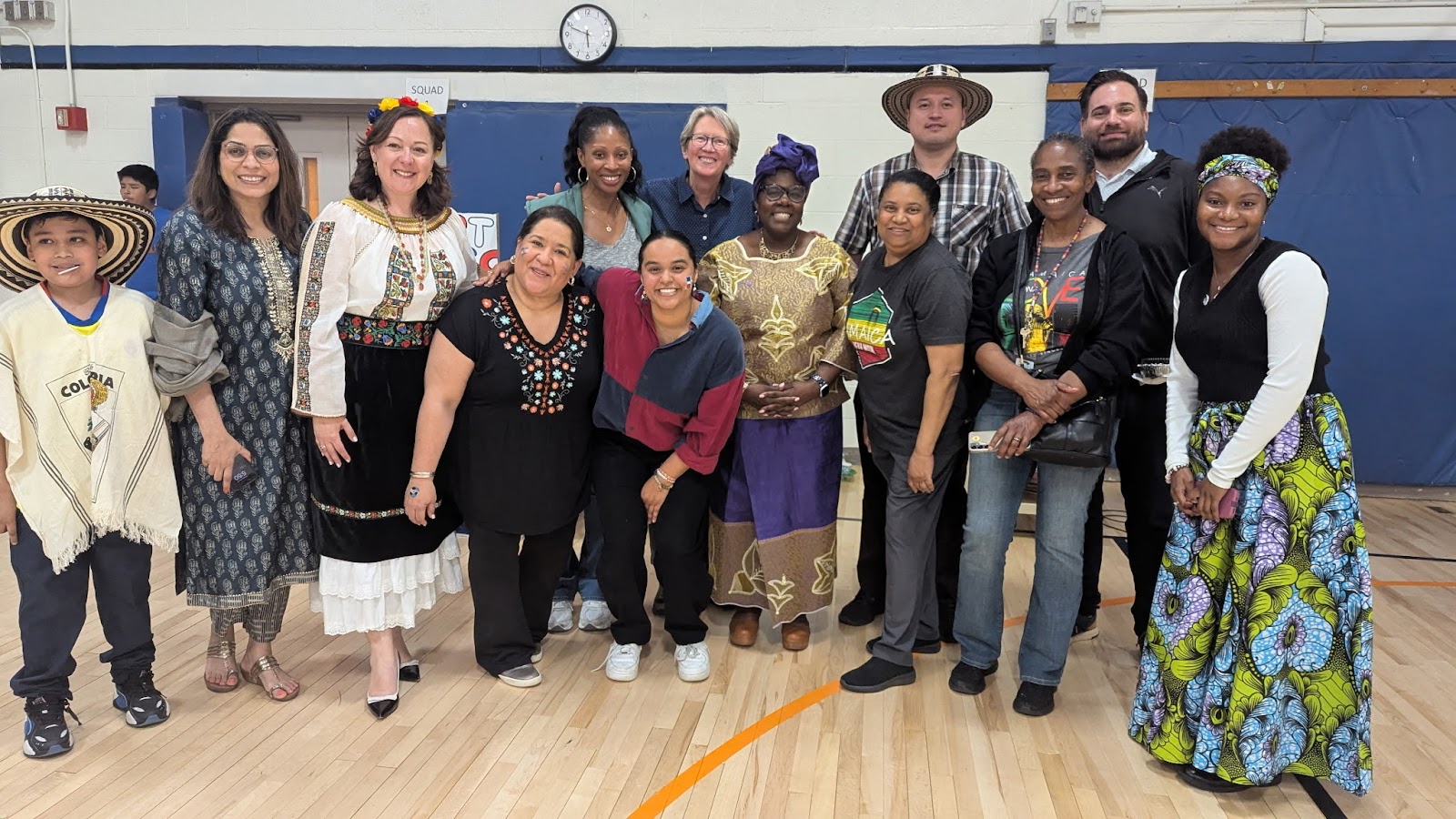 Stark admin at community at their Multicultural Night