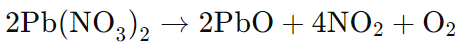 Lead Nitrate Formula