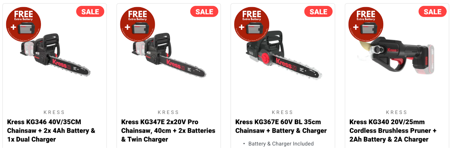 DW Tool Shop’s free gift label in red

