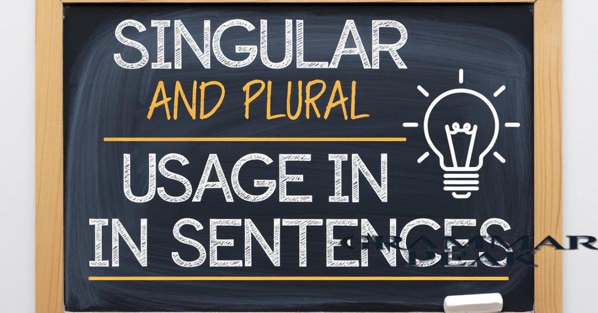 Singular and Plural Usage in Sentences