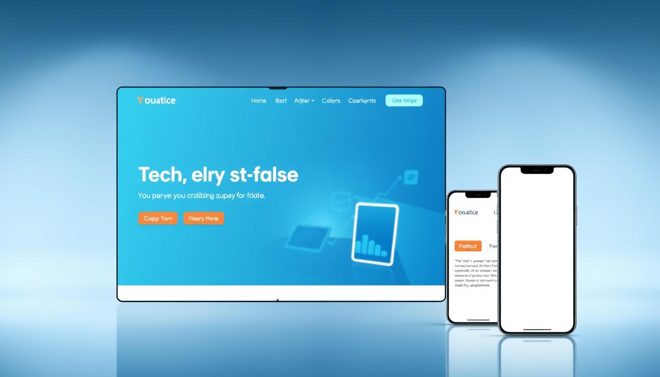 responsive tech website design