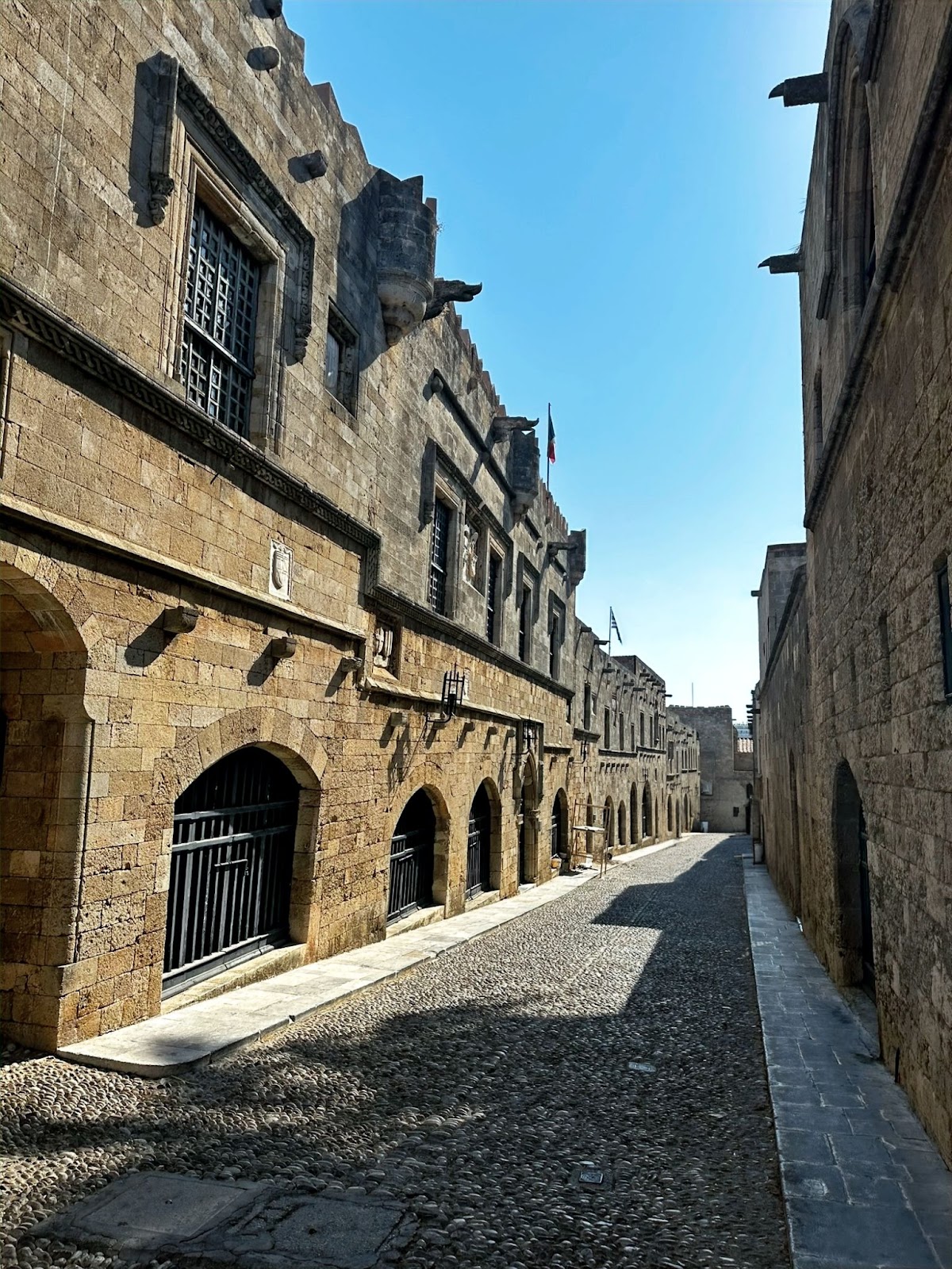 Rhodes Old Town down an alley