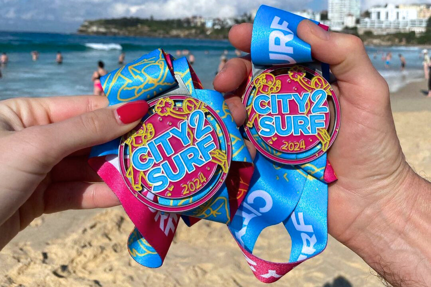 Custom City2Surf Sydney medal