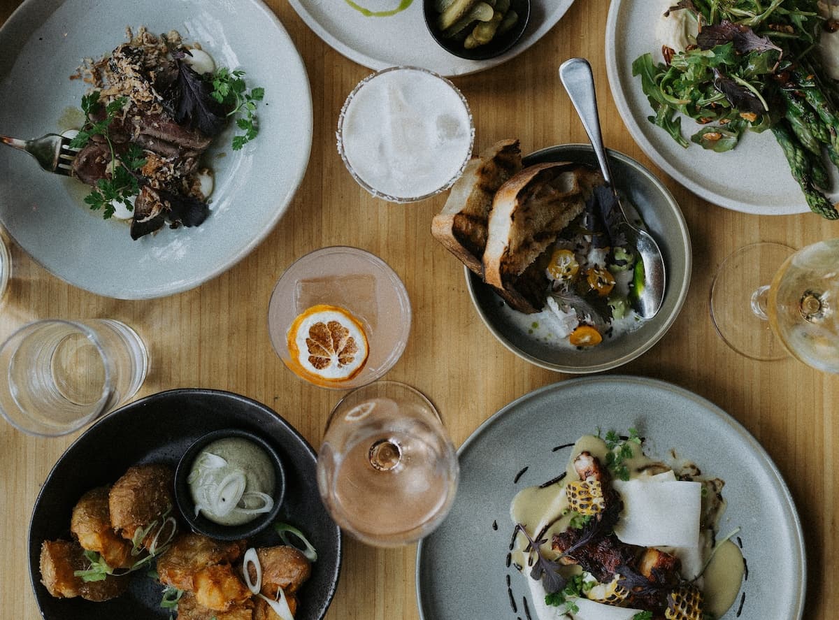 delicious meals at Margaret River