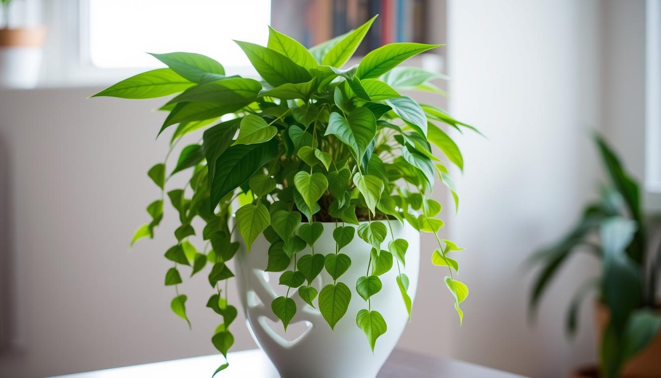 Planta jiboia em vaso