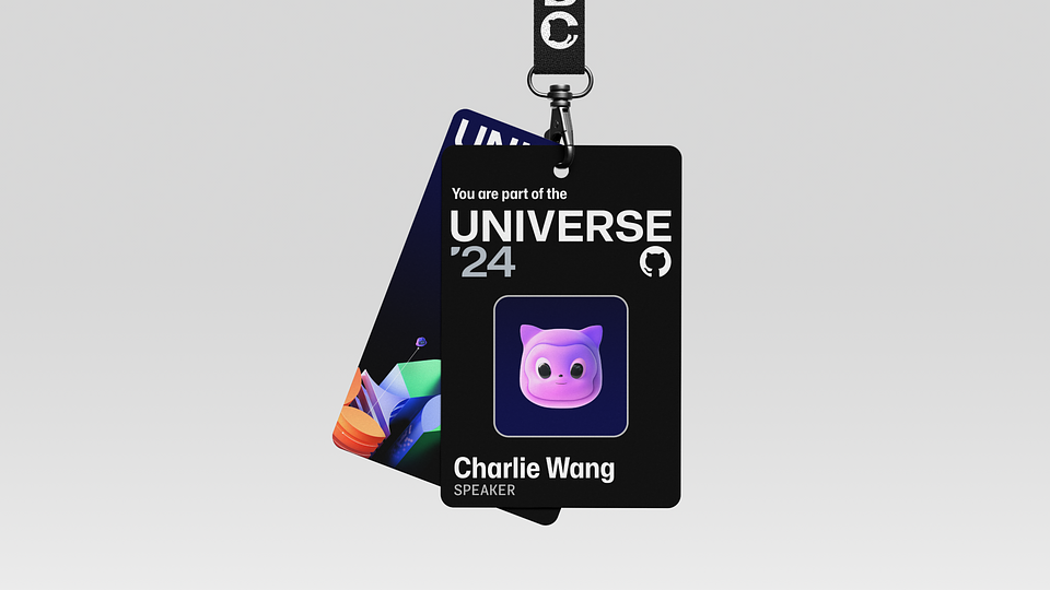 Image from the GitHub x BUCK: Crafting a Dynamic Visual Identity for Universe ’24 article on Abduzeedo