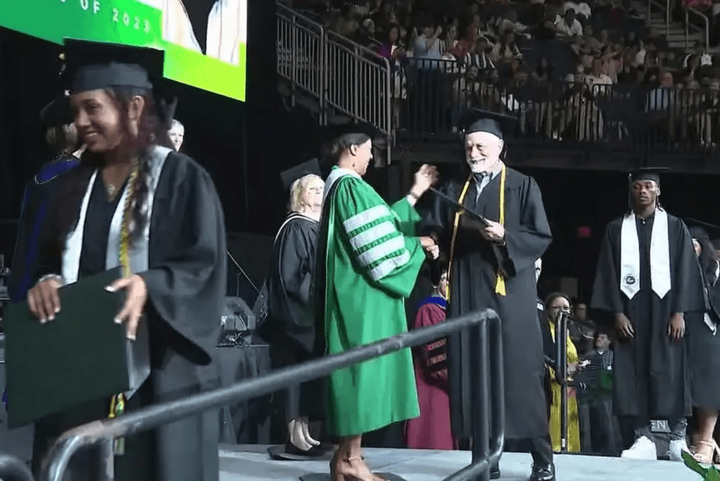 72-Year-Old Man Graduates