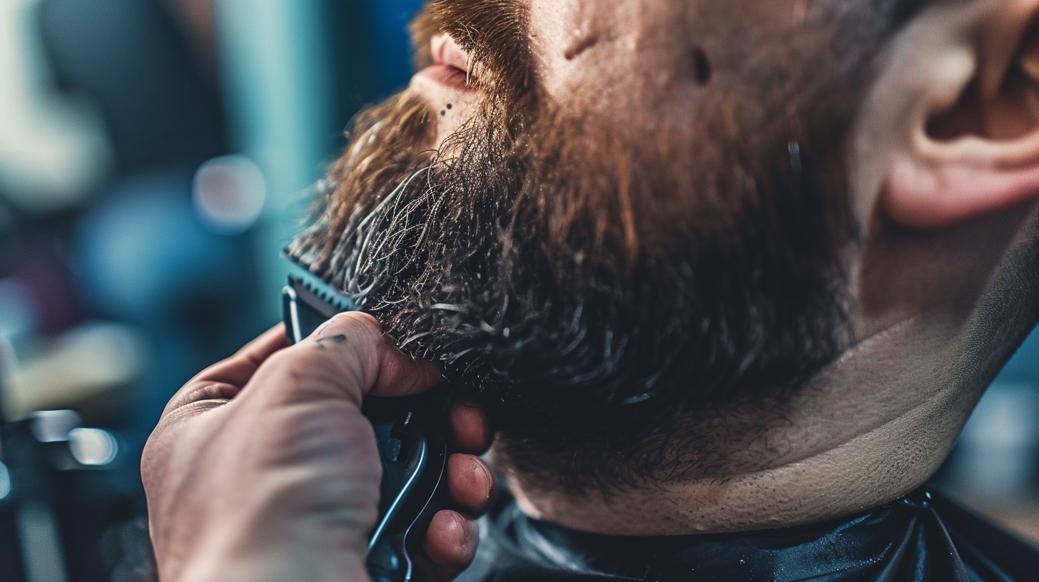 beard trimming, barber shop, moustache shape