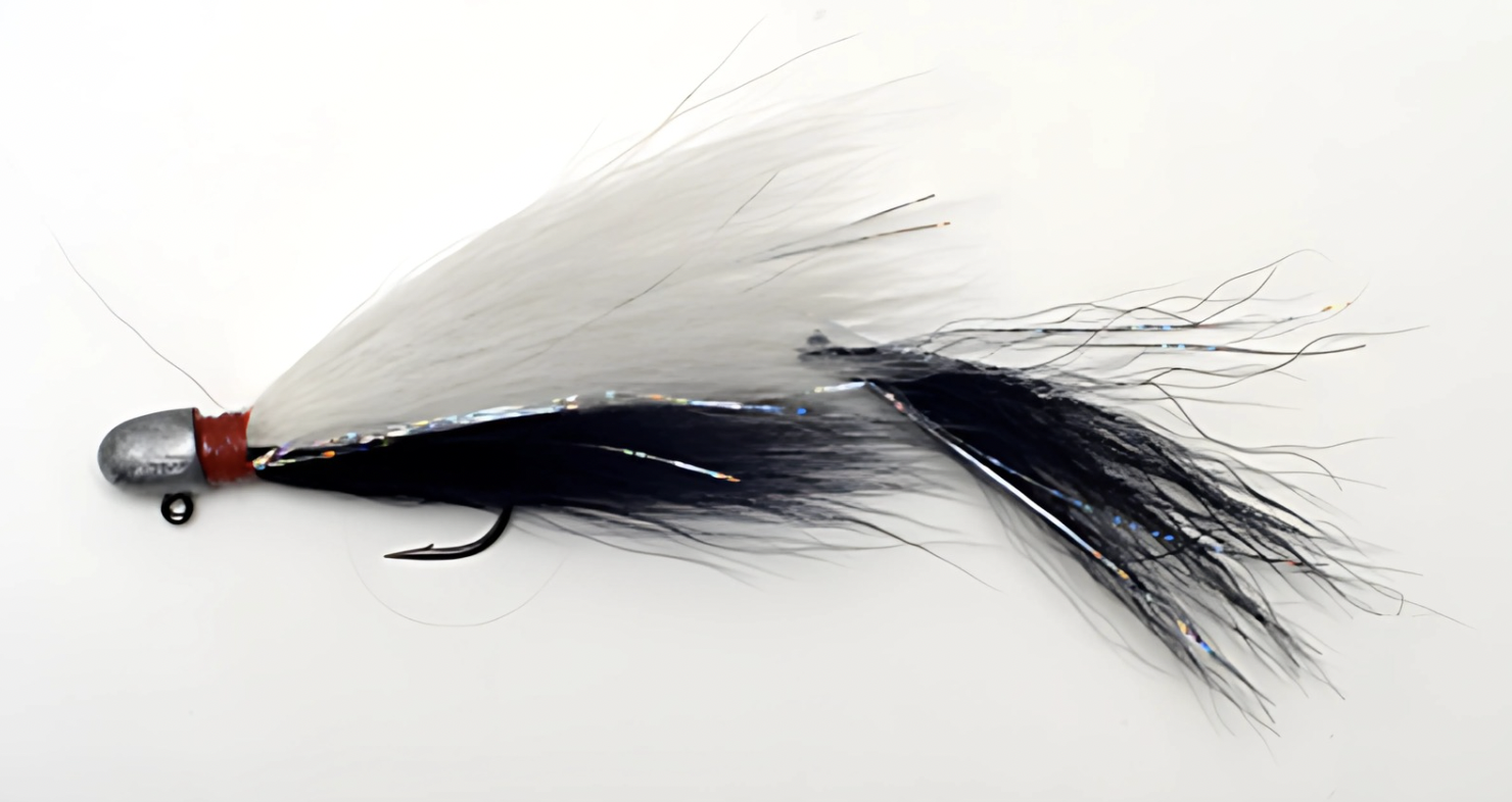 Black White Peacock Bass Jig