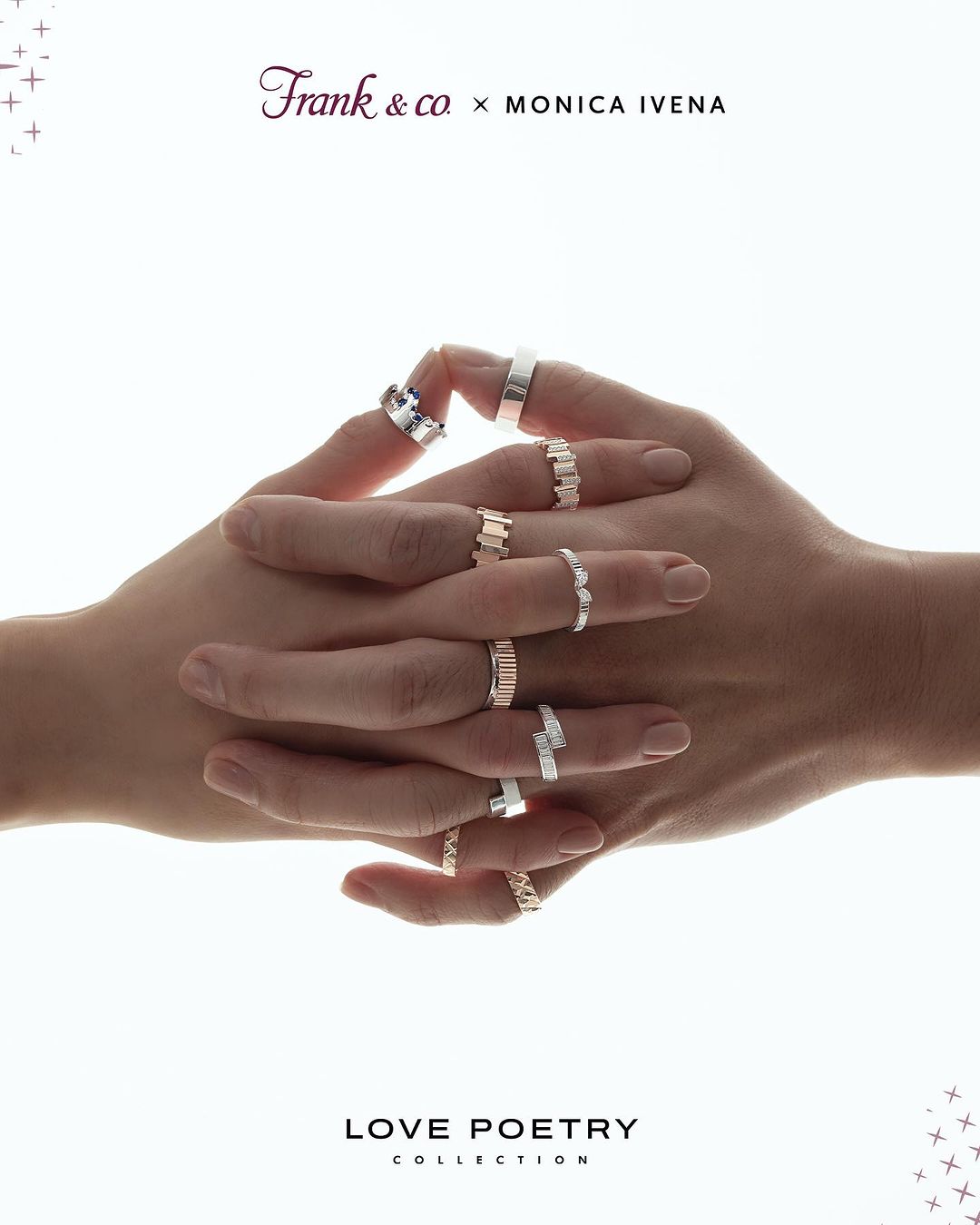 Love Poetry Collection Frank & co. x Monica Ivena, Couple Rings