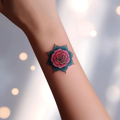 Rose Mandala Tattoo
