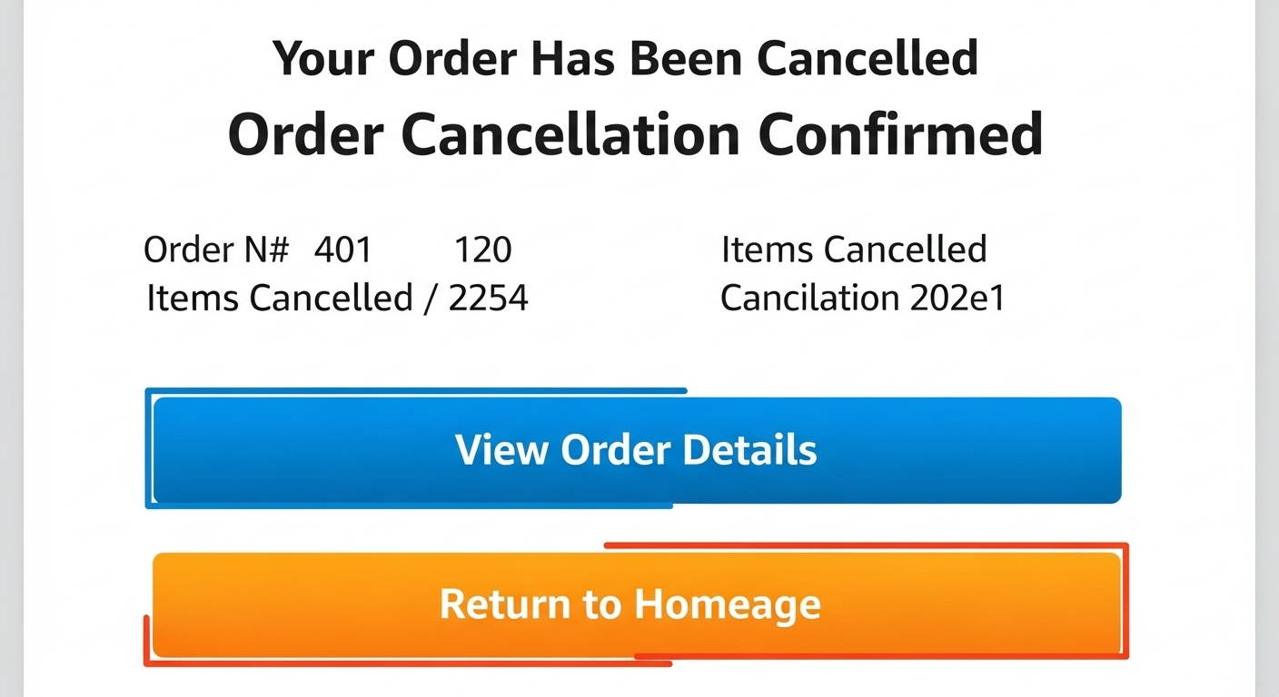 how to cancel an amazon order