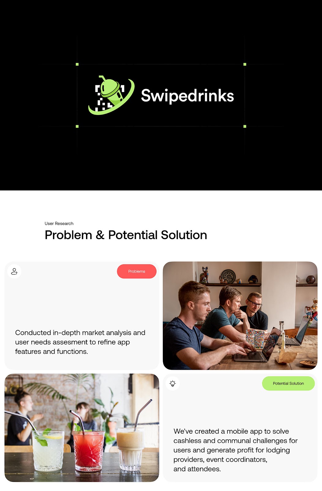 Image from the Swipe Drinks: A Kid-Friendly UI UX Design Case Study article on Abduzeedo