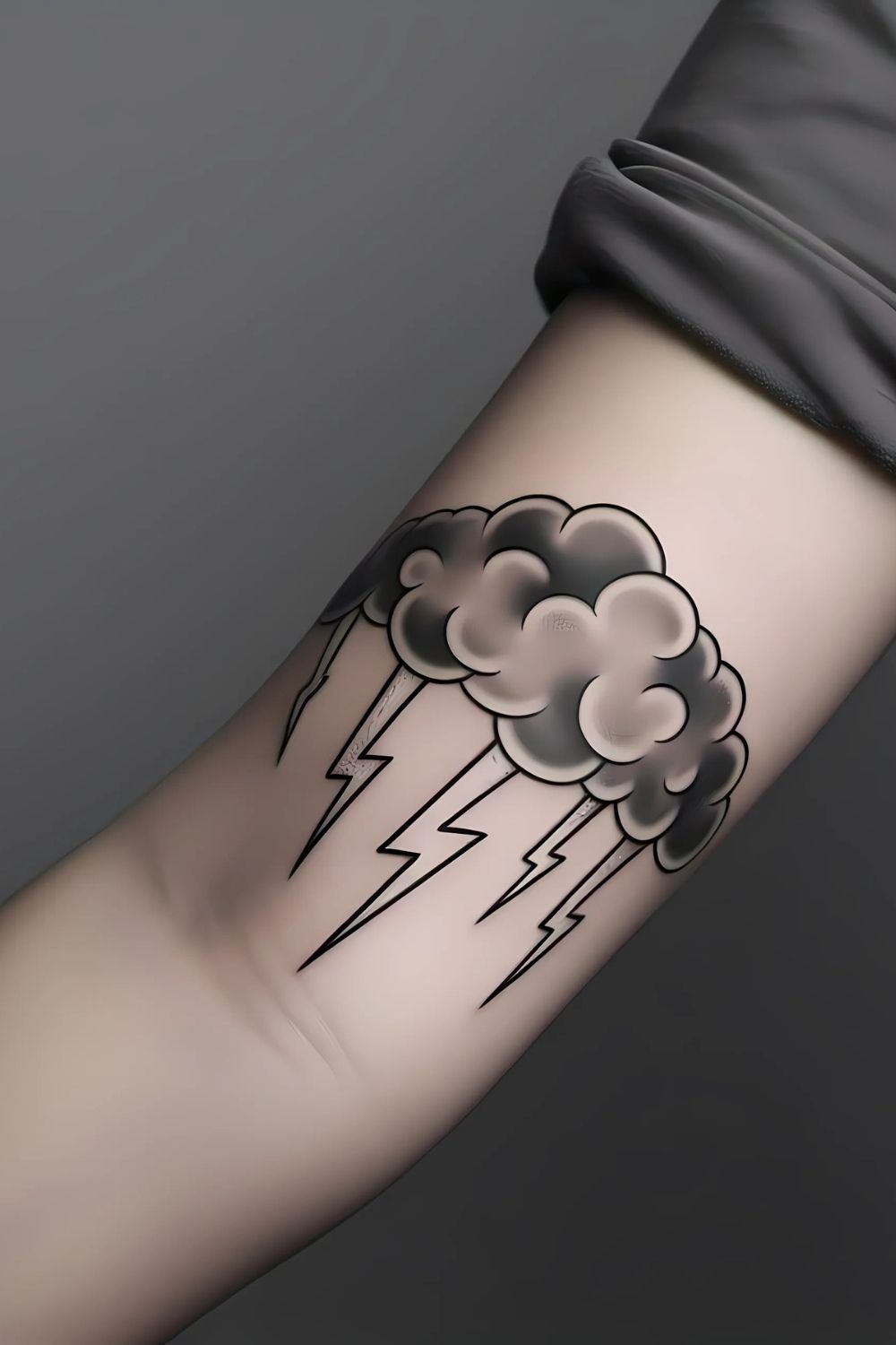 Thundercloud Tattoo Arm