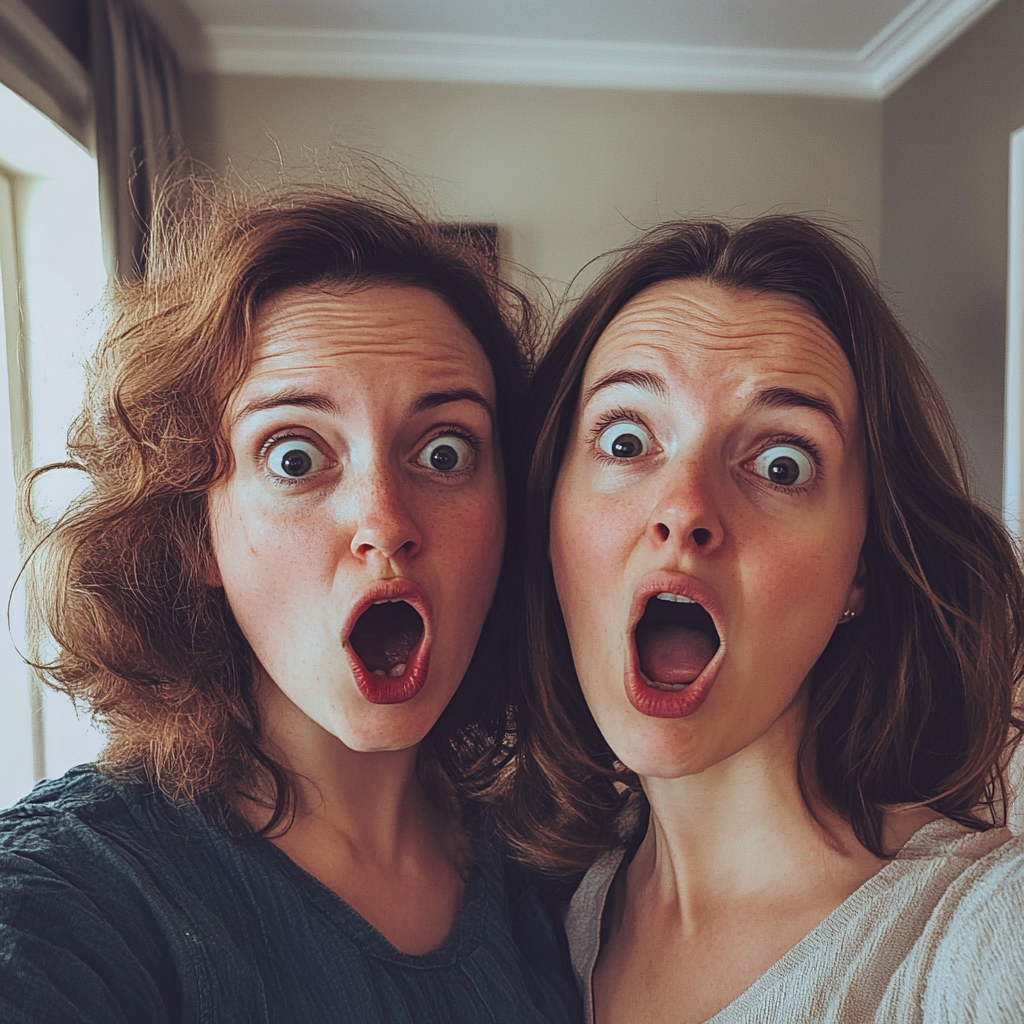 Two shocked women | Source: Midjourney