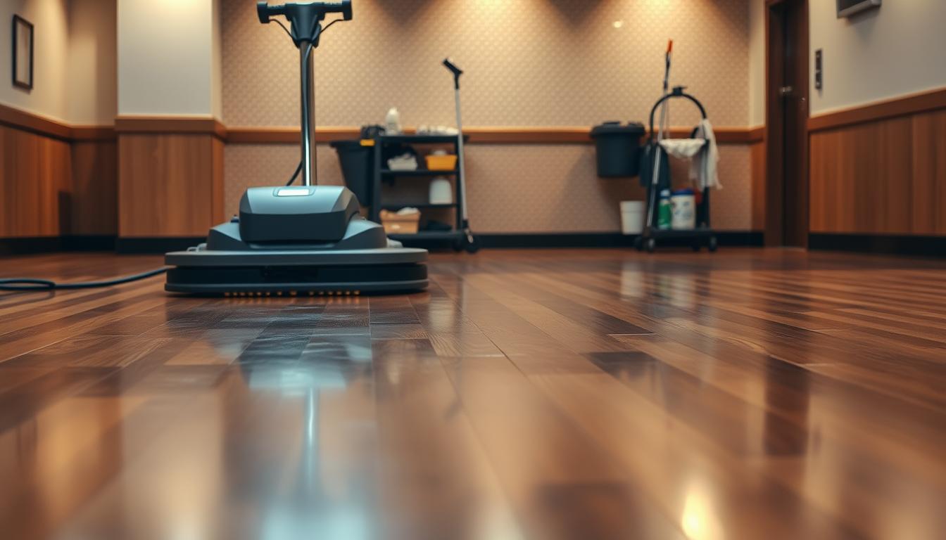 floor waxing in commercial environments