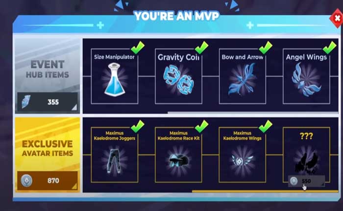 Grand Prize Item The Games Event