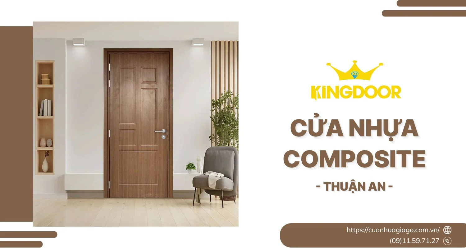 Cửa Nhựa Composite Tại Thuận An | Đẹp Nhưa Gỗ, Bền Như Thép!