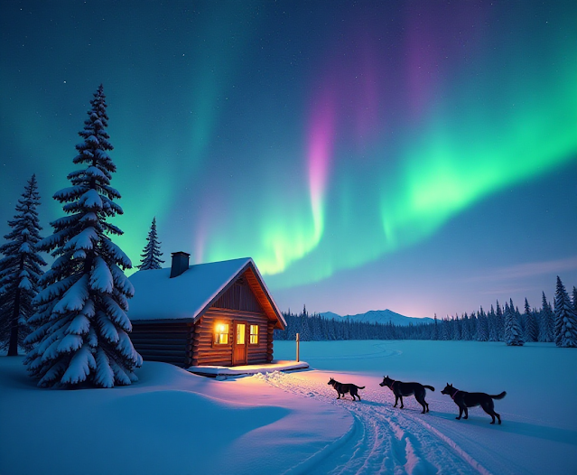 Marvel at the magical Aurora Borealis, as vivid greens and purples dance across the Arctic night sky. A bucket-list experience for stargazers and photographers alike. Keywords: Northern Lights, Aurora Borealis, Arctic Circle, night sky, natural phenomena.