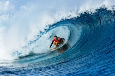 Caitlin Simmers está em sua segunda final (Foto: World Surf League)