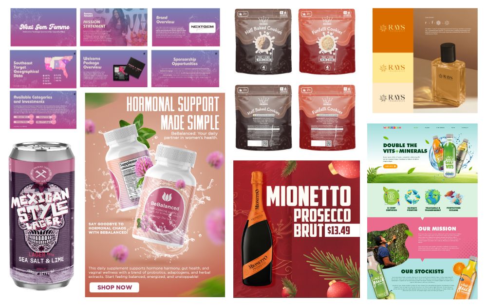 graphic design for content marketing Penji sample designs