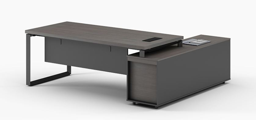 L-shape executive desk