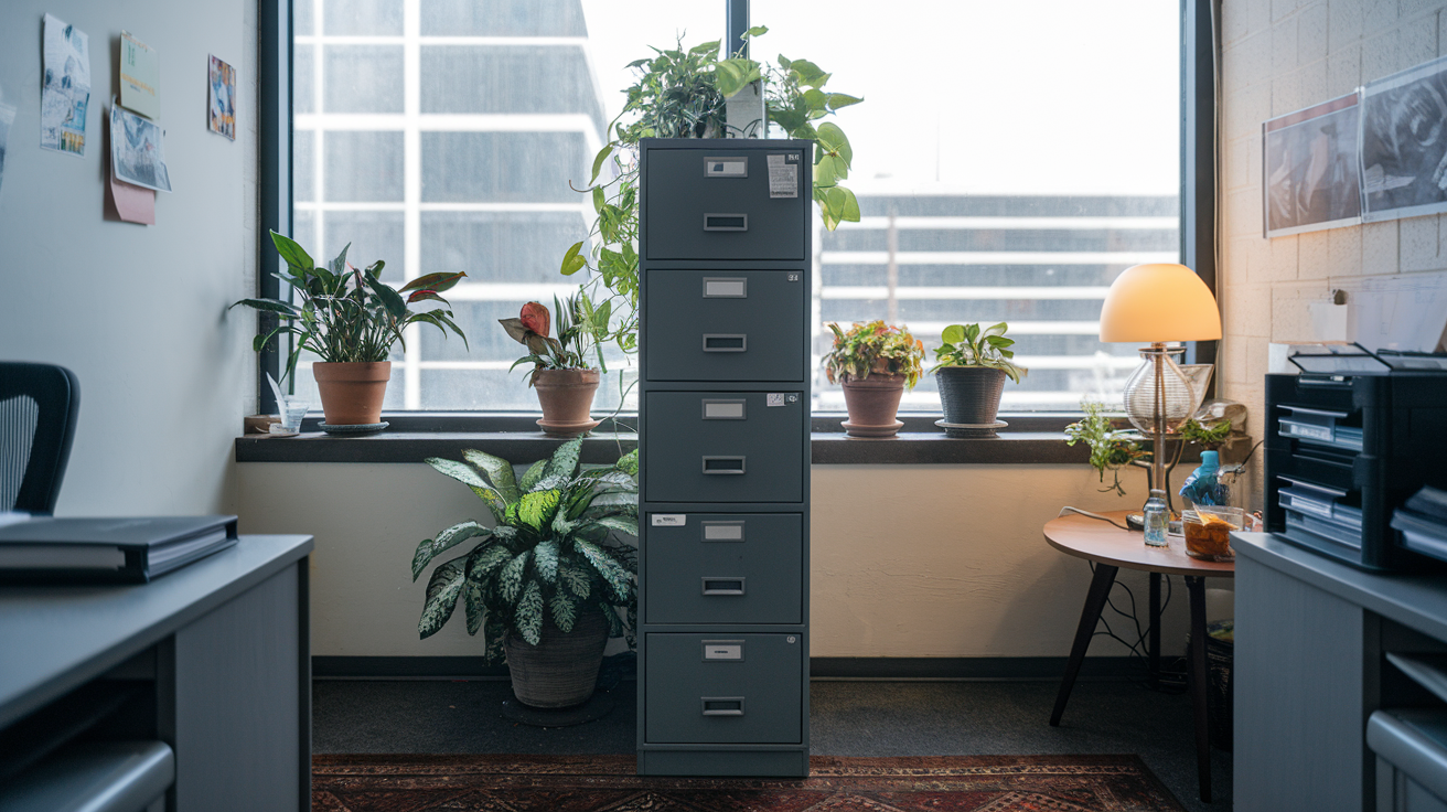 Abiotic Factor Stuck In Office Blocked By Filing Cabinet​