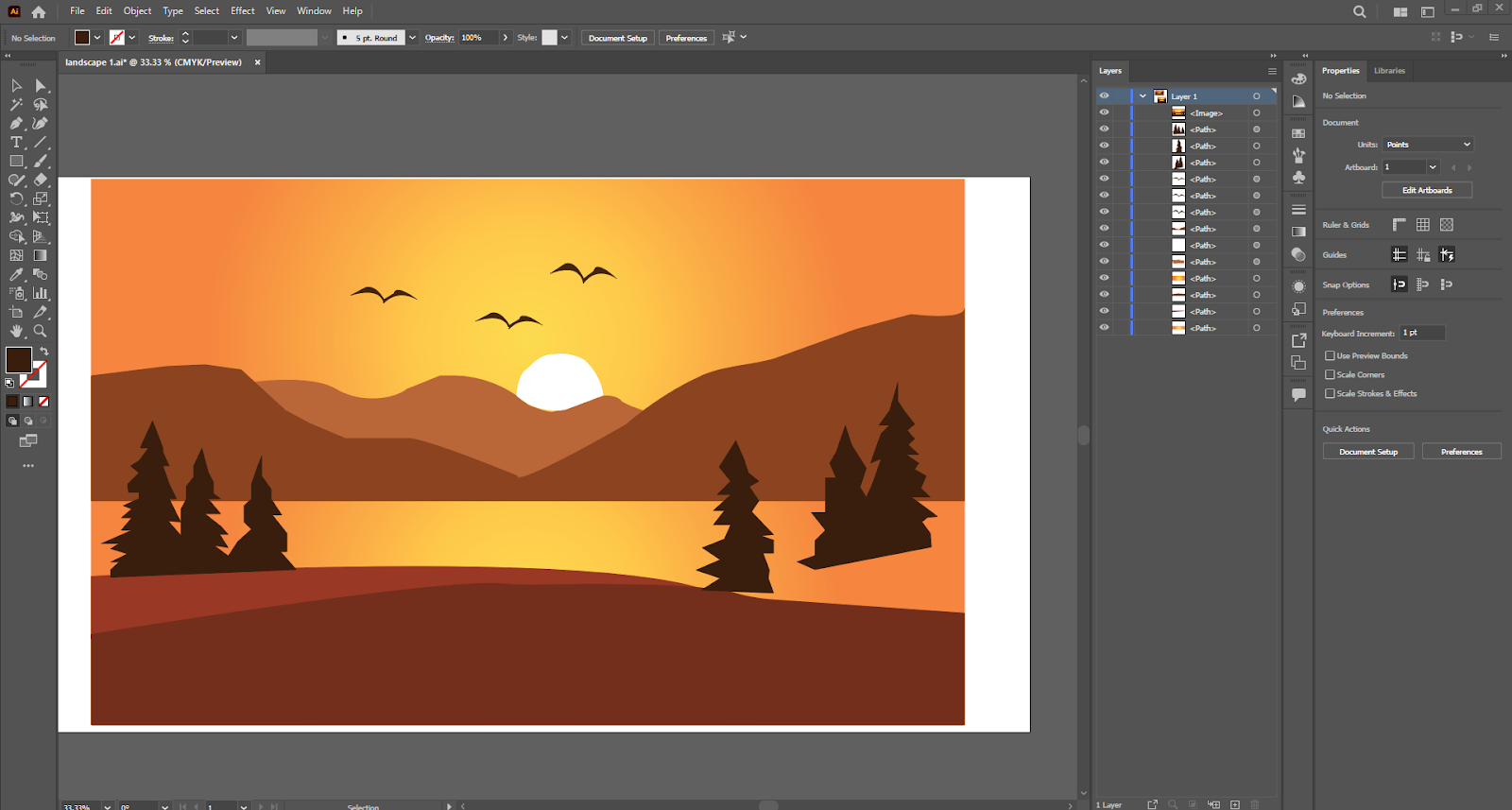 Graphic designing