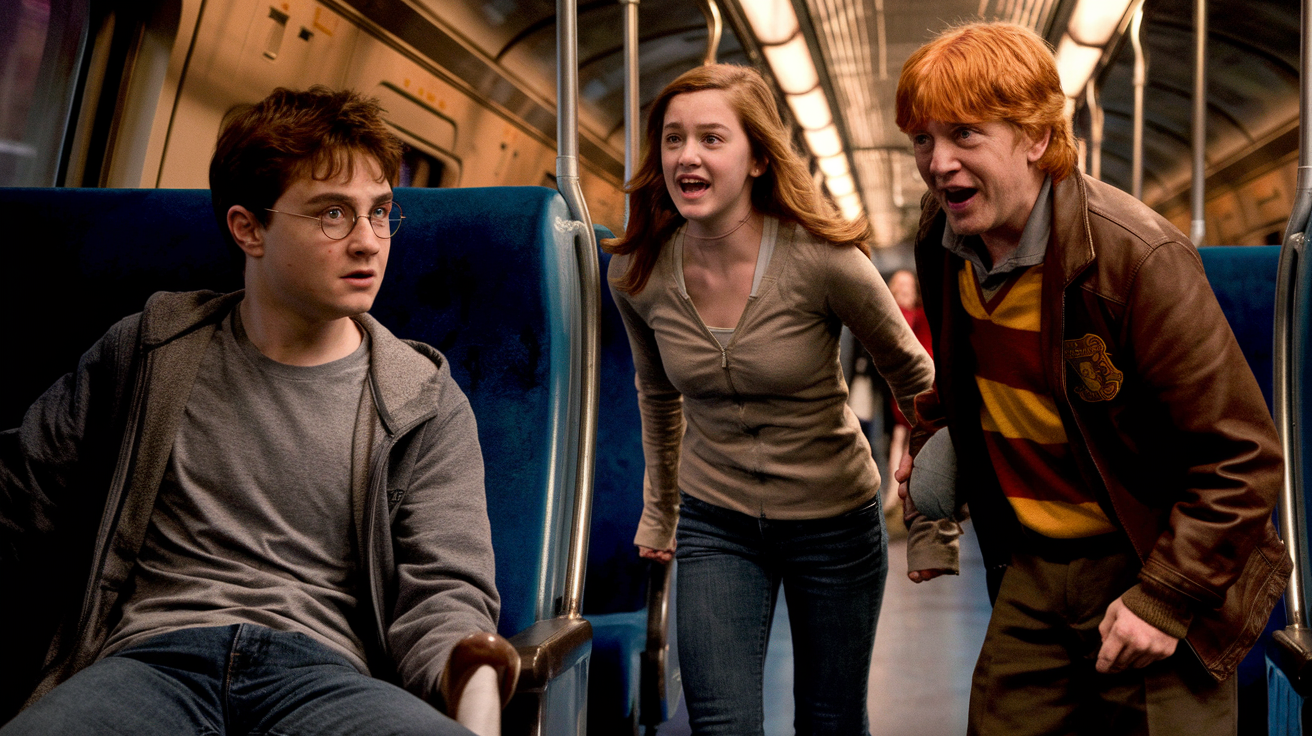 How Did Hermione Recognize Harry on the Train