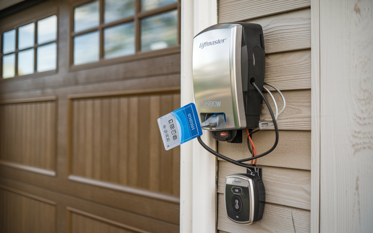 Can a LiftMaster LJ8900W Be Wired To A Card Reader