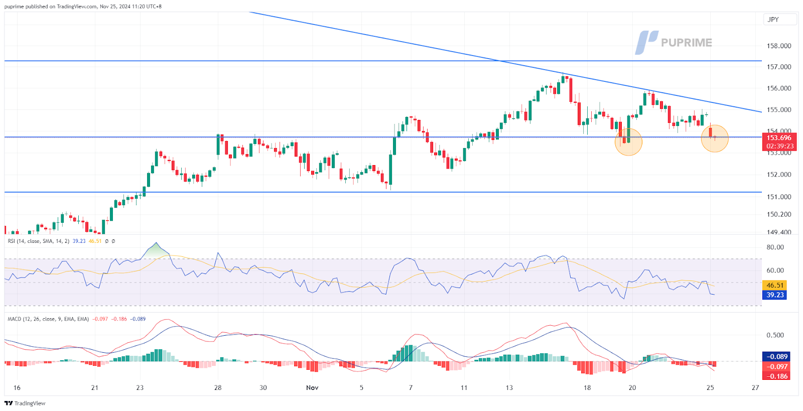 USDJPY 25112024