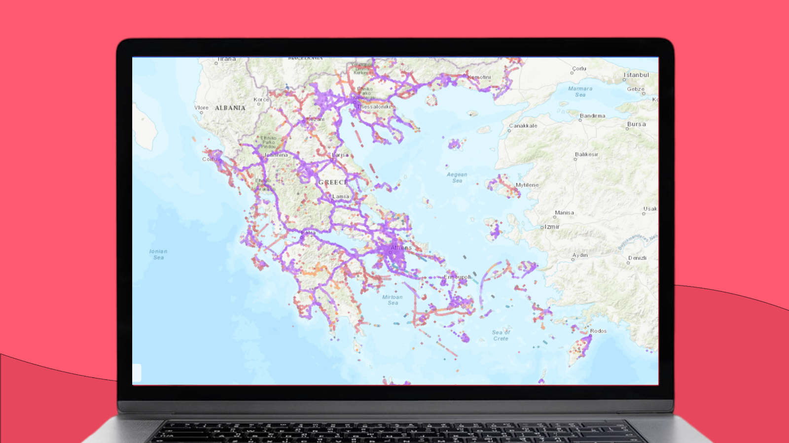 Mapa zasięgu: Grecja roaming