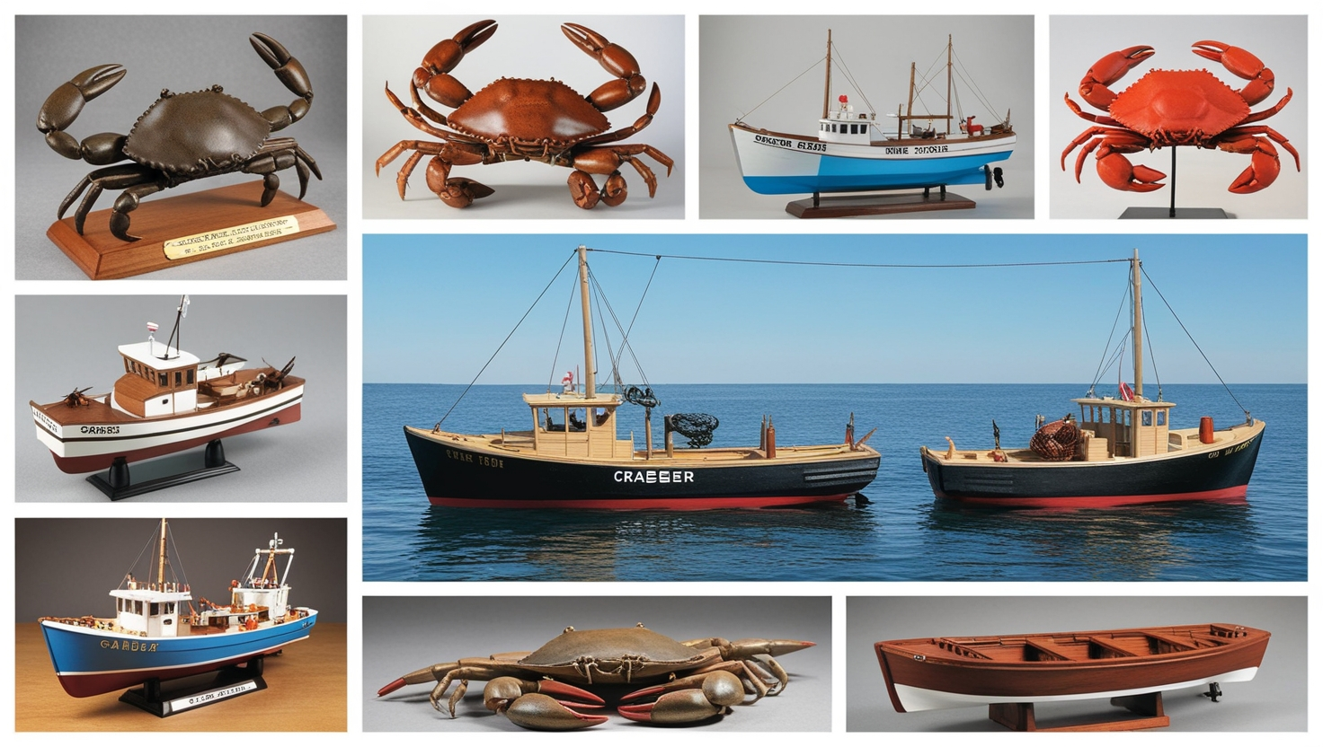 Crabber Boat Model Kits