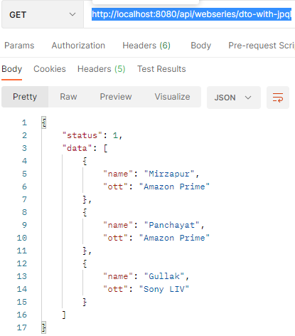 Return DTO from JPA Repository