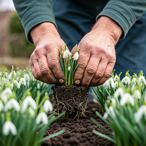 Propagating Snowdrop Flowers