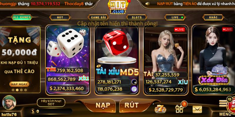 Hitclub - Cổng Game Đổi Thưởng Uy Tín Số 1 Tại Việt Nam - Đến với hitclub, bet thủ sẽ được đắm mình trong không gian game đa sắc màu. Tham gia ngay để có thêm giây phút giải trí tuyệt vời ngay trong tầm tay bạn nhé. ()