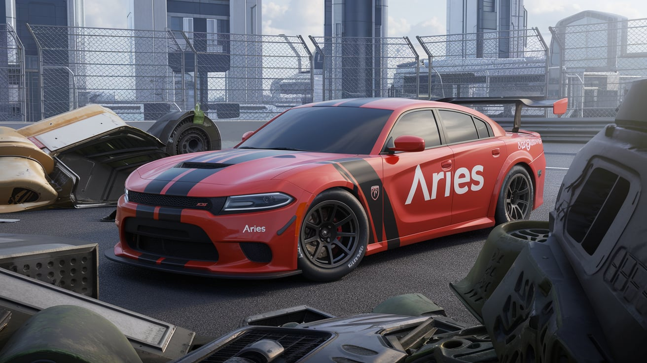 Aries Livery BeamNG Charger