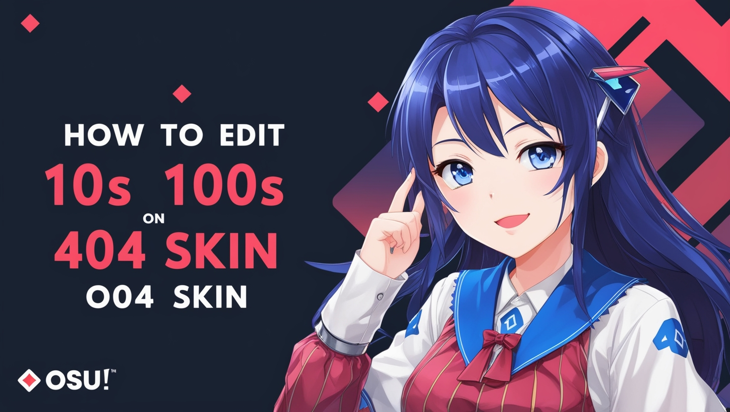 How to Edit 100s on 404 Skin Osu