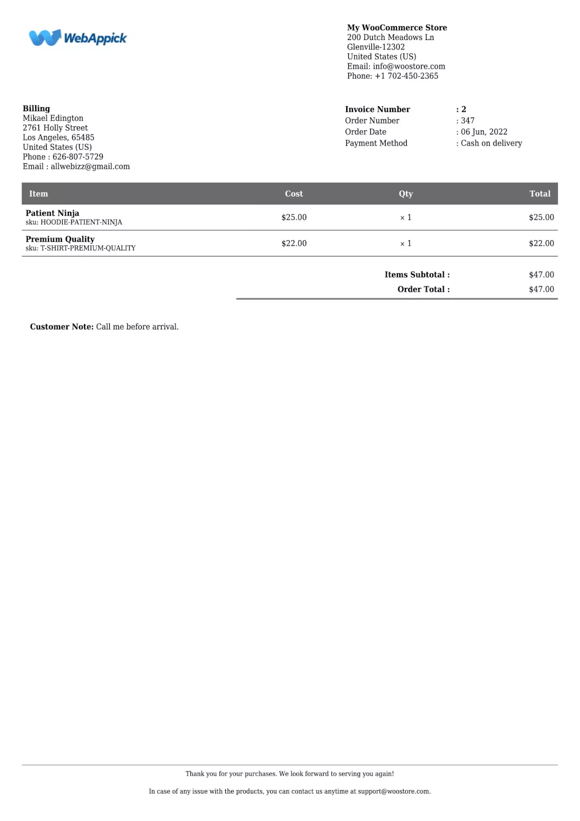 Challan Invoice Demo 