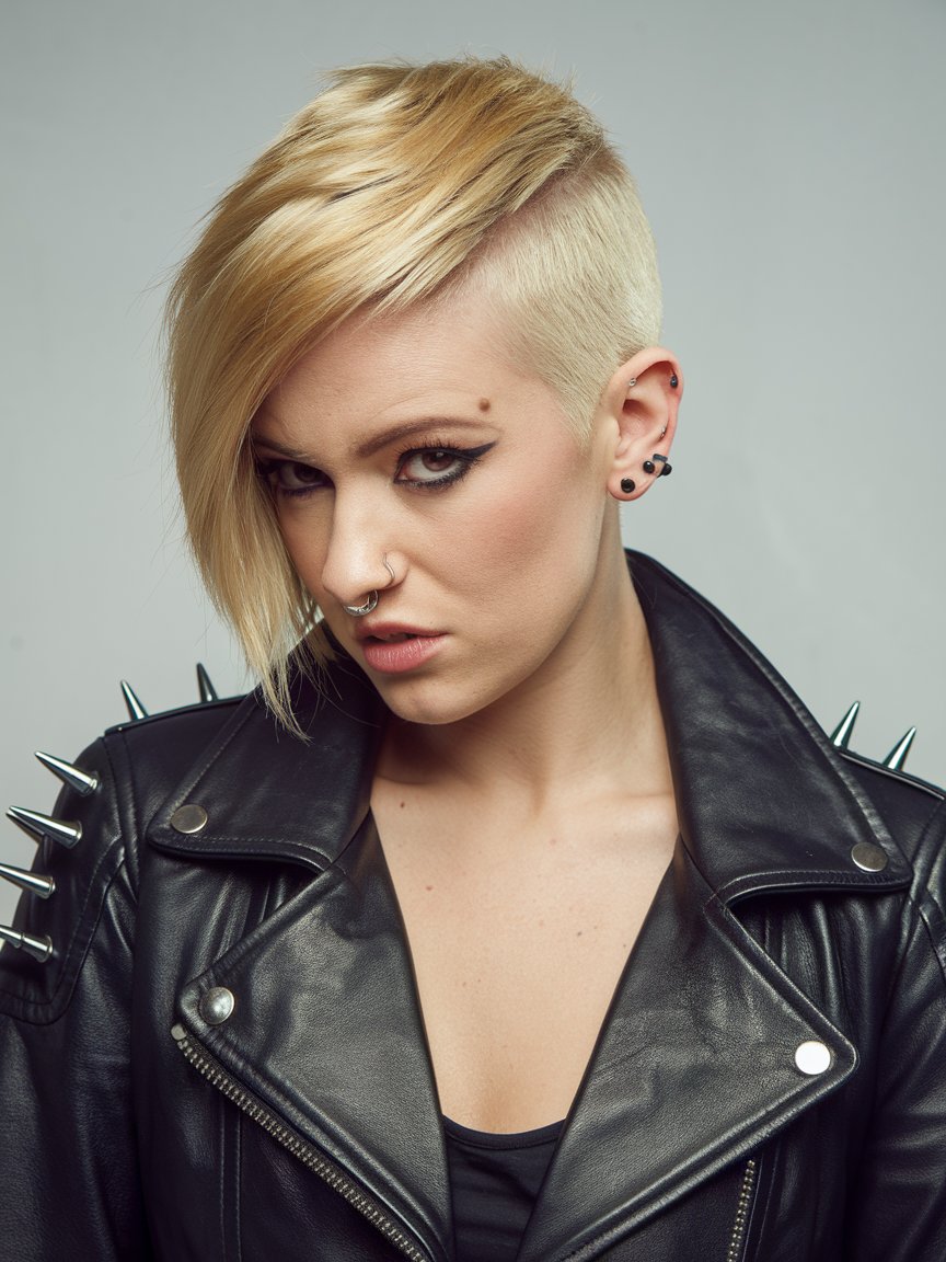 14. Sassy Short Blonde Cut