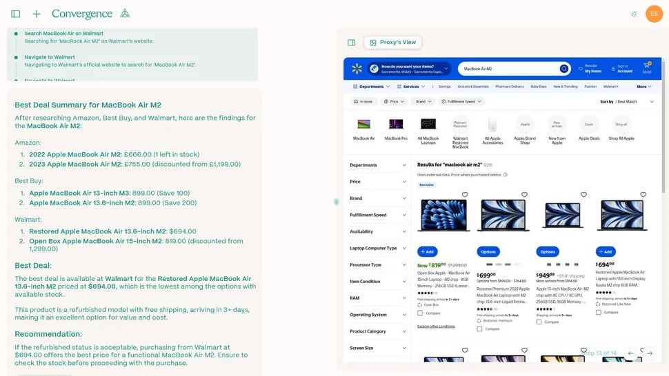 Convergence Proxy automates browser tasks in the cloud