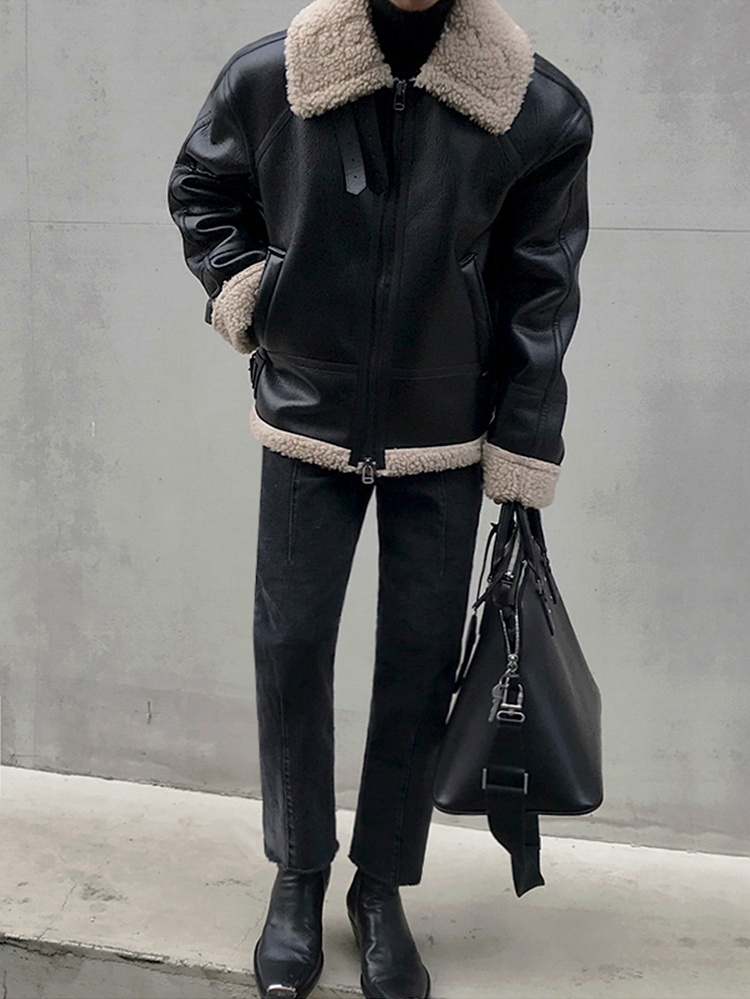 korean mens fashion: Timeless Edge: A Korean Man’s Sleek Winter Look