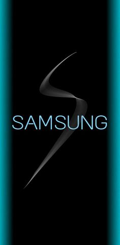 This contains an image of samsung logo shown in blue and black