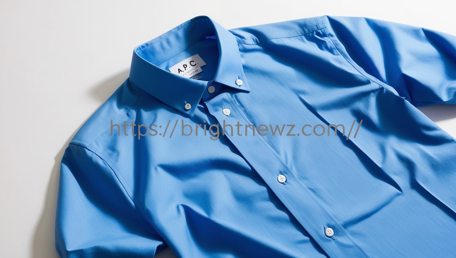  A.P.C. Blue Edouard Shirt