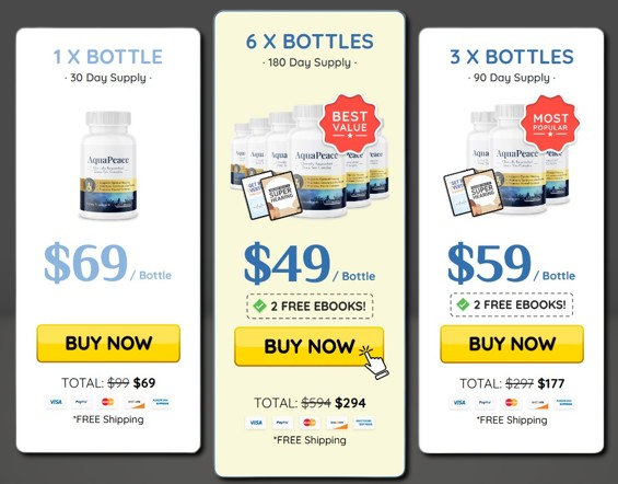 AquaPeace Official Price