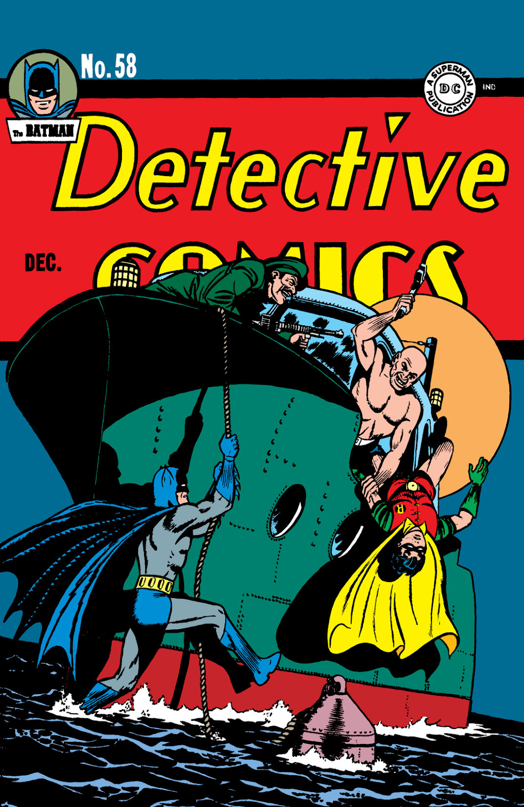 Detective Comics #58 (December 1941), in which Penguin first appeared (DC)