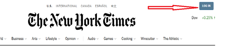 New York Times Banner