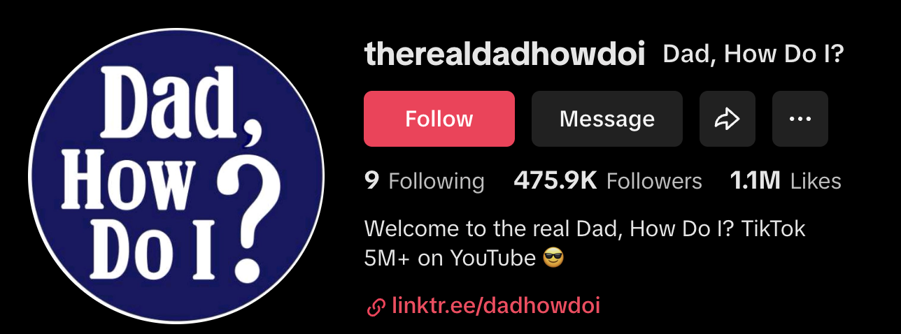 Dad How Do I - Profile header