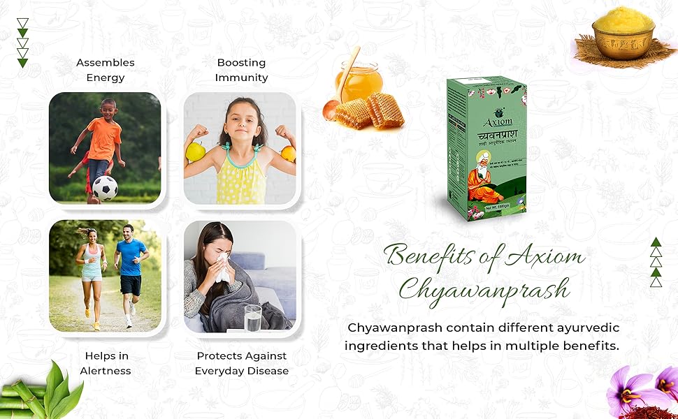 axiom immunity booster chywanprash herbal organic rasayana natural honey wild organic a2 ghee