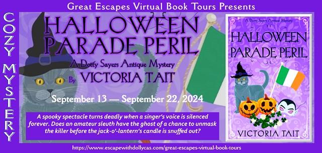 Halloween Parade Peril: A British Cozy Murder Mystery with a Female Amateur Sleuth (A Dotty Sayers Antique Mystery) by Victoria Tait